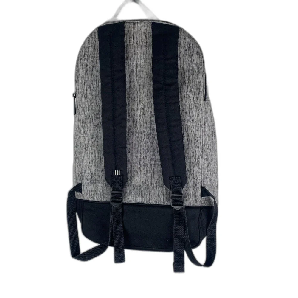 Adidas Large Trefoil Backpack Unisex Grey Athletic Bag
